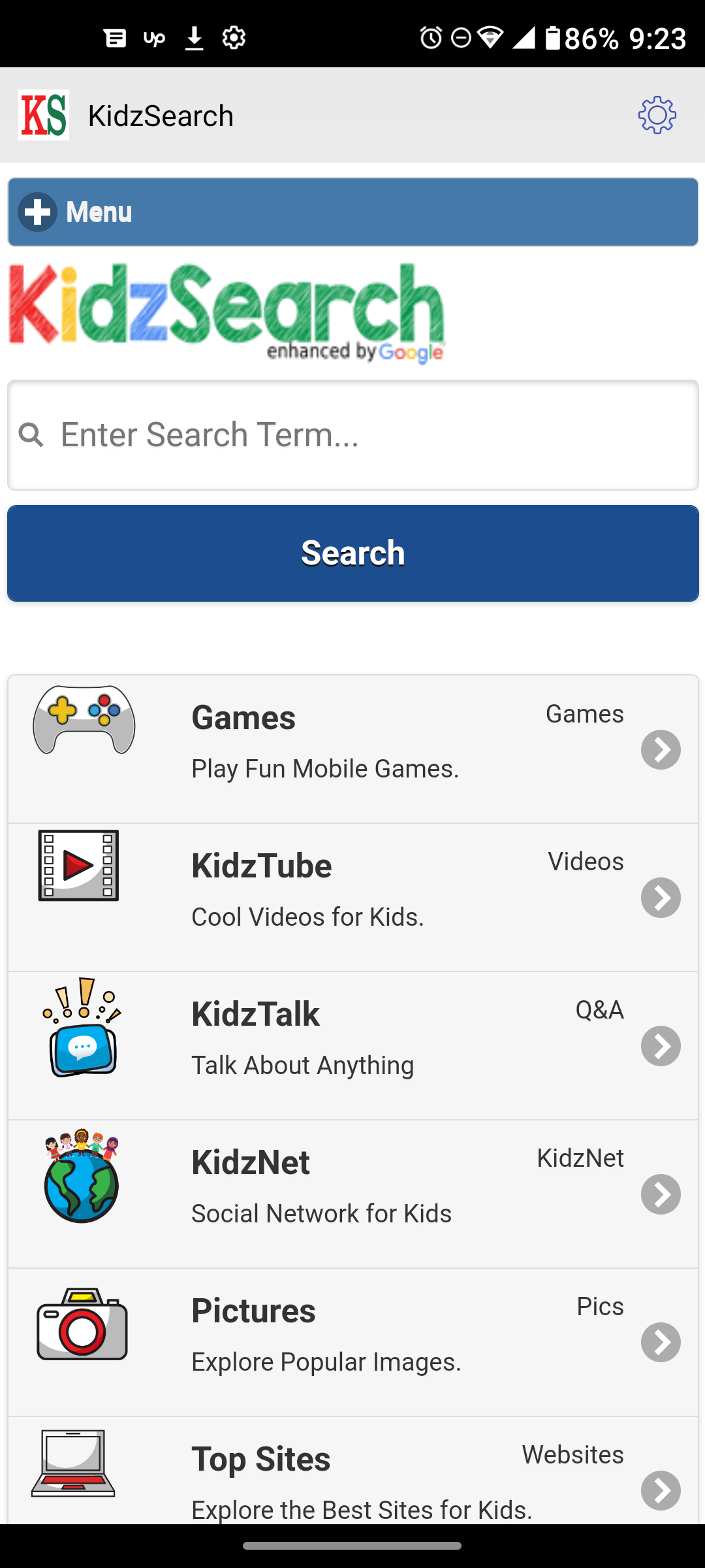KidzSearch Mobile App